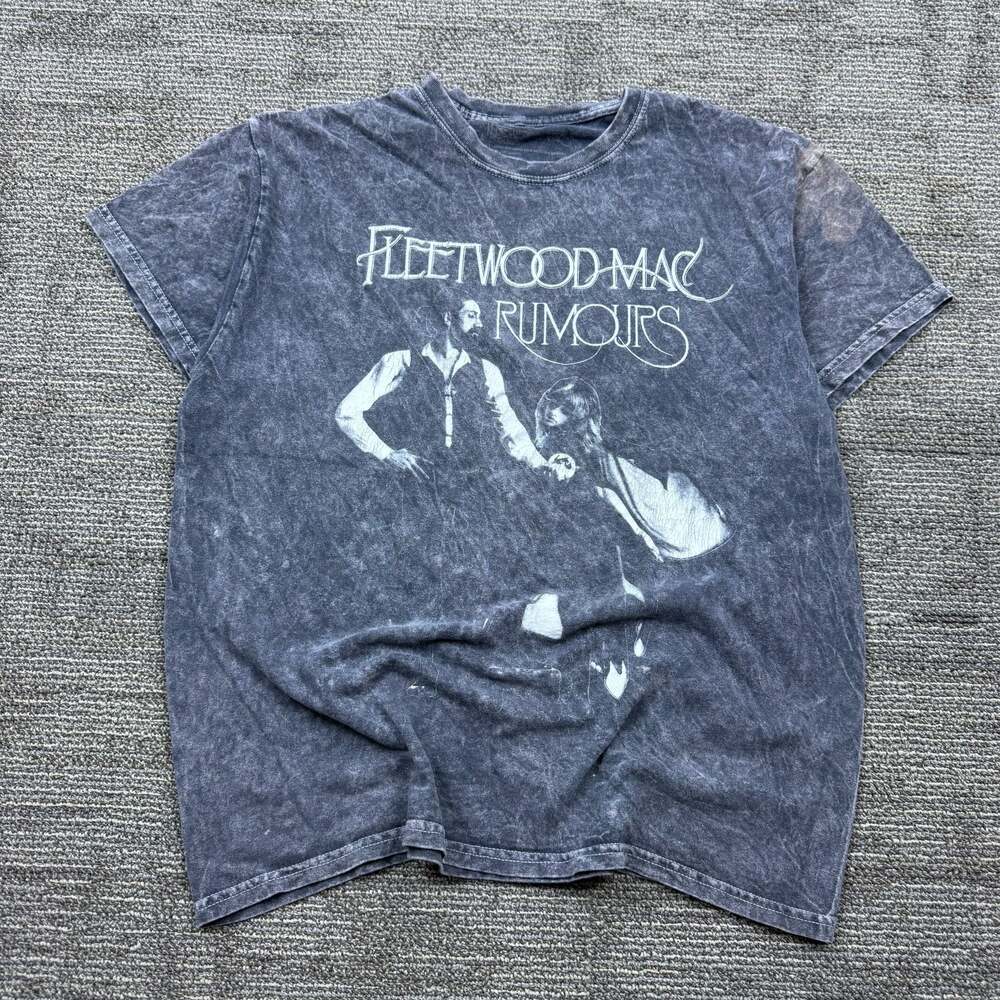 Fleetwood Mac Rumours Album Stonewashed Graphic T-Shirt